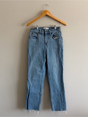 Abercrombie & Fitch Light Wash Straight-Leg Women's Jeans